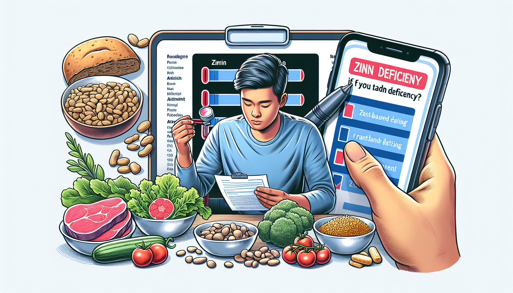 Hoe test je of je een zink tekort hebt?