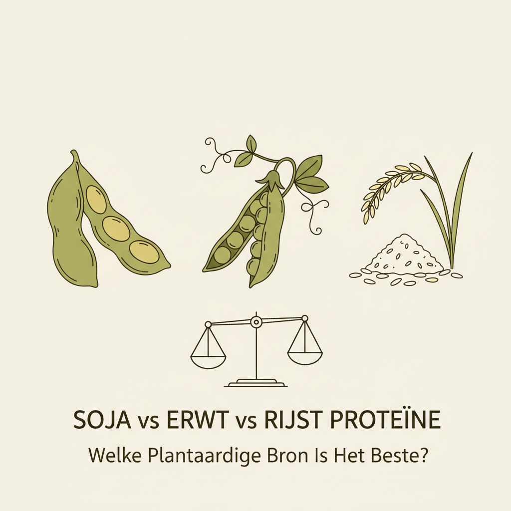 Soja vs Erwt vs Rijst Proteïne: Welke Plantaardige Bron Is Het Beste?