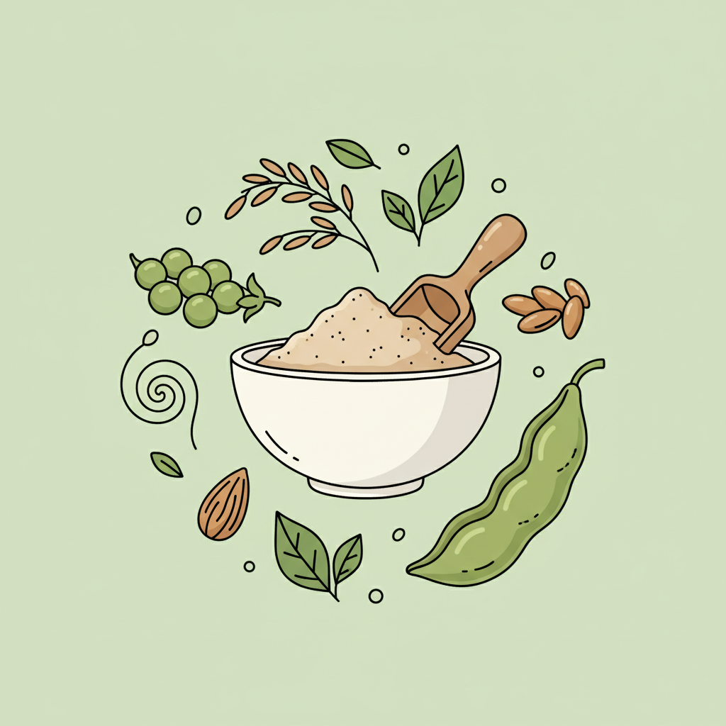 Hoe zit het met soorten plantaardig eiwitpoeder?